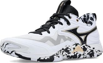Mizuno Wave Momentum 4 Elite Cross Training Shoes White/Gold : Mens 10 - Womens 11.5 Medium, Synthetic