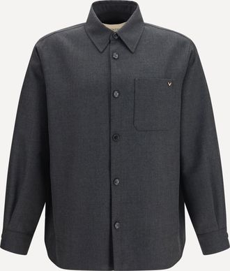 Valentino Giacca con VLogo in misto lana Man 50