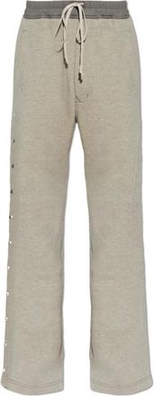 Rick Owens Wide Pusher Trainingsbroeken - Heren - Sweatpants - Beige - S - Katoen - Broeken