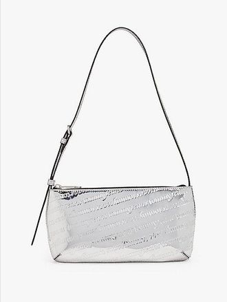 Tommy Hilfiger Bolso de hombro metalizado con logo