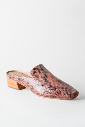 Huma Blanco Felix Slip-on Loafer Mule in Rose Snake at Nordstrom, Size 36