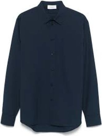 Laneus Casual Katoenen Overhemd - Heren - Casual Overhemden - Blauw - L - Katoen - Overhemden