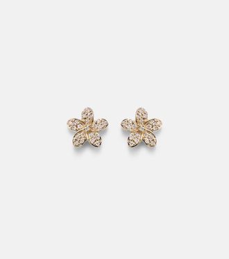 Sydney Evan 14kt gold earrings with diamonds