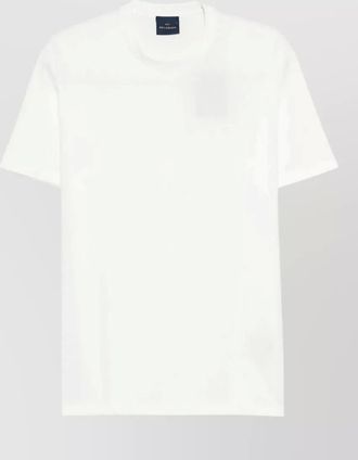 Paul & Shark cotton t shirt embroidered logo detail