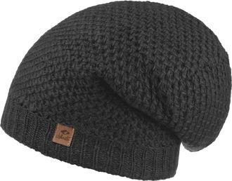 Chillouts Nele Oversize Beanie Oversized Knit hat Men´s (One Size - Black)