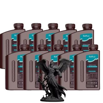 OEM Resina Para Impresi&oacute;n 3d, Lavable Con Agua, F&aacute;cil De Limpiar, Wwabs Negra