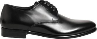 Dolce & Gabbana Derby Geklede Schoenen - Heren - Nette schoenen - Zwart - 39 EU - Leer - Schoenen