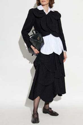 Comme Des Garçons Comme Des Garçons Noir Kei Ninomiya Asymmetrical Skirt, Womens, Black