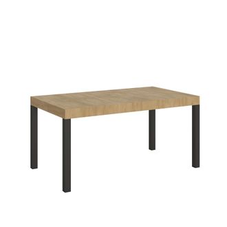 Itamoby Tavolo Everyday Allungabile Piano Quercia Natura 90x160 Allungato 420 Telaio Antracite