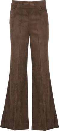 D.exterior Pantaloni Larghi in Velluto a Coste - - Trousers - Donna - Marrone - S