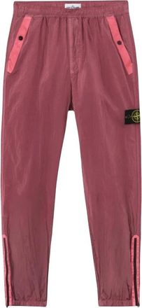 Stone Island Broeken, Heren, Roze, W34, Nylon, Nylon Metal Broek
