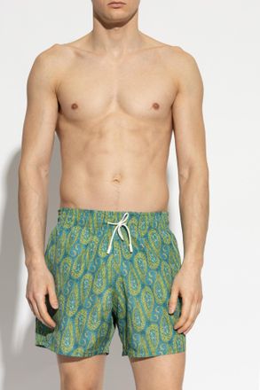 Etro Swim Shorts, Mens, Green