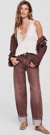 Hudson Aria High Rise Cuffed Tapered Jeans