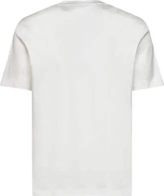 Brunello Cucinelli Mens Crewneck T-Shirt White Cotton T-Shirts And Polos