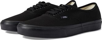 Vans Authentic Wide Shoes Black/Black : Mens 10 - Womens 11.5 Wide, Textile
