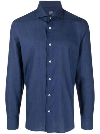 Fedeli Camicia con maniche lunghe - Blu