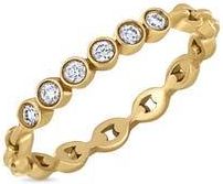 Bony Levy Monaco 18K Yellow Gold Diamond Stackable Ring in 18Ky at Nordstrom Rack, Size 6.5