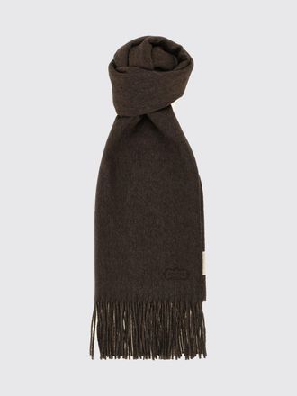 Agnona Silk and Cashmere Scarf with Fringed Edges