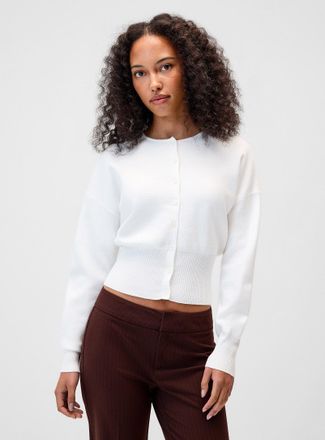 Twik Womens Fitted-waist Cardigan Sweater