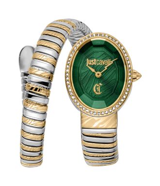 Just Cavalli Womens Snake 316L Stainless Steel Watch
