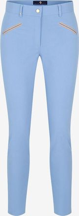 Pamela Henson Schmale Hose aus Baumwolle Royal