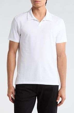 John Varvatos Fillipo Feeder Stripe Polo in White at Nordstrom Rack, Size Xx-Large