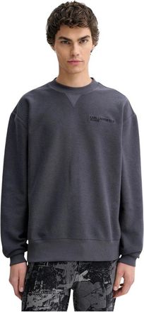 Karl Lagerfeld Hoodies & sweatvesten, Heren, Zwart, S, Katoen, Katoenen Sweatshirt