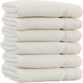 Linum Home Textiles Denzi Washcloths - Set of 6 - Cream at Nordstrom Rack