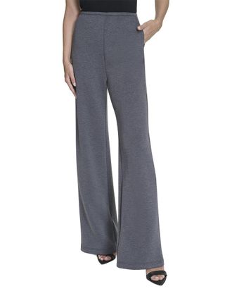 Halston Heritage Wide Leg M&eacute;lange Pant