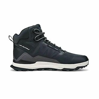 Altra Mens Lone Peak Mid Shoes In Black