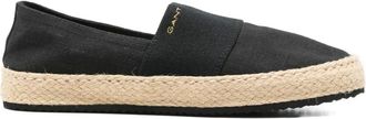 GANT Raffiaville rope espadrilles - women - Fabric/Fabric/Rubber - 36 - Black