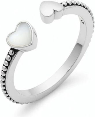 Pandora Hearts Of Love Ring - Dames - Ringen - Grijs - 56 MM - Accessoires