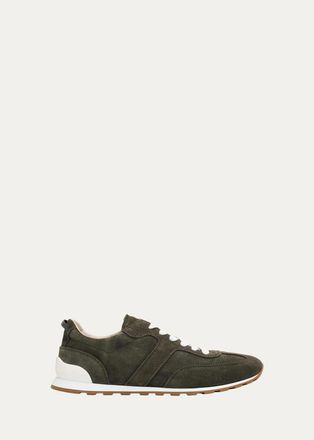 Brunello Cucinelli Suede Low-Top Sneakers
