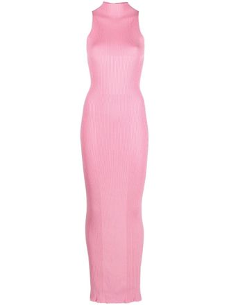 Áeron Zero rib-knit maxi dress - Pink