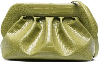 Themoir&egrave; Clutch goffrata Bios - Verde
