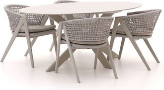 Manifesto Furniture Manifesto Valsecca/Furato ellips 200cm dining tuinset 5-delig