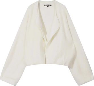 10 Days Oversized Balloon Jacket - Dames - Jassen - Wit - M - Katoen - Jassen