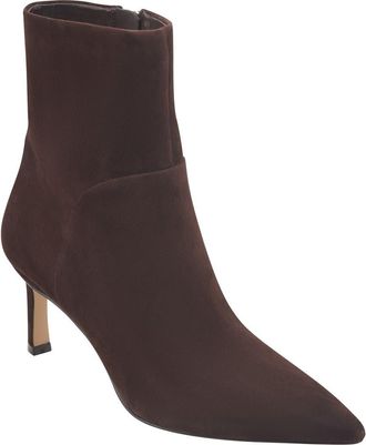 Marc Fisher Sasha Pointed Toe Bootie in Dark Brown at Nordstrom, Size 6.5