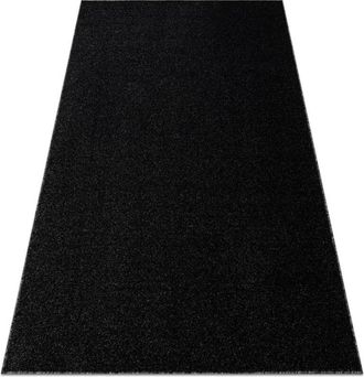 RugsX ETON PLUS carpet Melange anthracite / silver grey 400x400 cm