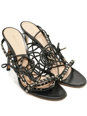 Gianvito Rossi stud-embellishment sandals - Black