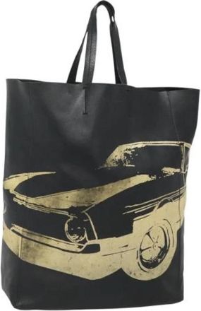 Celine Pre-owned Leather celine-bags - Dames - Vintage Shopper - Zwart - ONE Size - Leer - Vintage