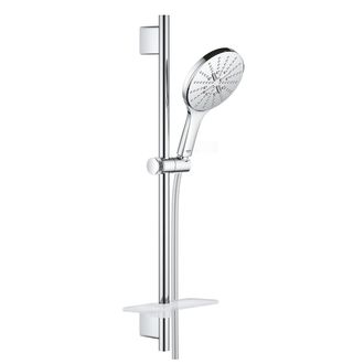 GROHE Rainshower Smartactive 150 Barra De Ducha De 60 Cm + Flexo De 1,75 M + Teleducha De 3 Chorros, Cromo (26591000) - Grohe