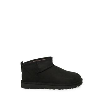UGG Classic Ultra Mini - Dames - Schoenen - Zwart - Maat: 36 EU Leer