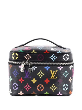 Louis Vuitton x Takashi Murakami Trousse Nice Vanity Case Monogram multicolore mini - Nero