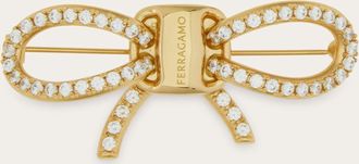 Ferragamo Women Vara bow broach Gold