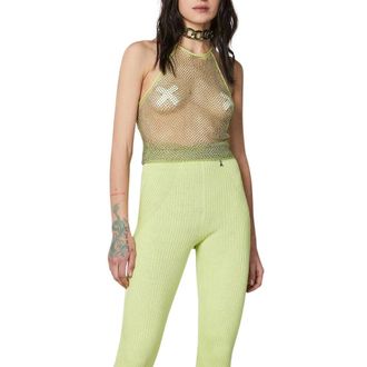 Patrizia Pepe Top con Applicazione - - Tops - Donna - Giallo - M