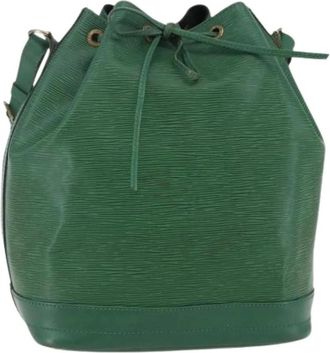 Louis Vuitton Pre-owned Bucket Bags, female, Green, Size: ONE SIZE Pre-owned Leather louis-vuitton-bags