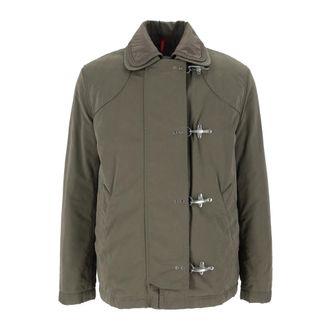 Fay 4 Ganci Washed Archive Jacket - - Jackets - Uomo - Verde - S