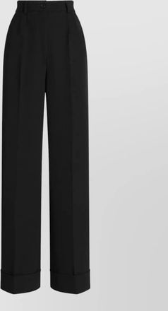 Dolce & Gabbana wool wide-leg trousers