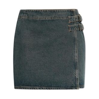 Samsøe & Samsøe Denim Skirts, female, Blue, Size: XS Sabethy Denim Skirt